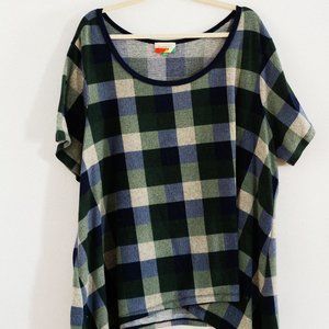 Super soft plaid tunic